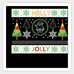 holly jolly Sticker